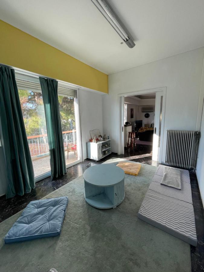Spacious Apartment With Balconies, Ac, King Bed, Near Dt And Transports Athen Exterior foto